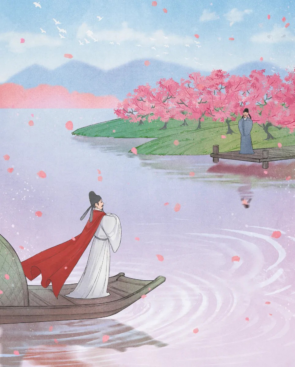 诗词典故|汪伦巧书请李白