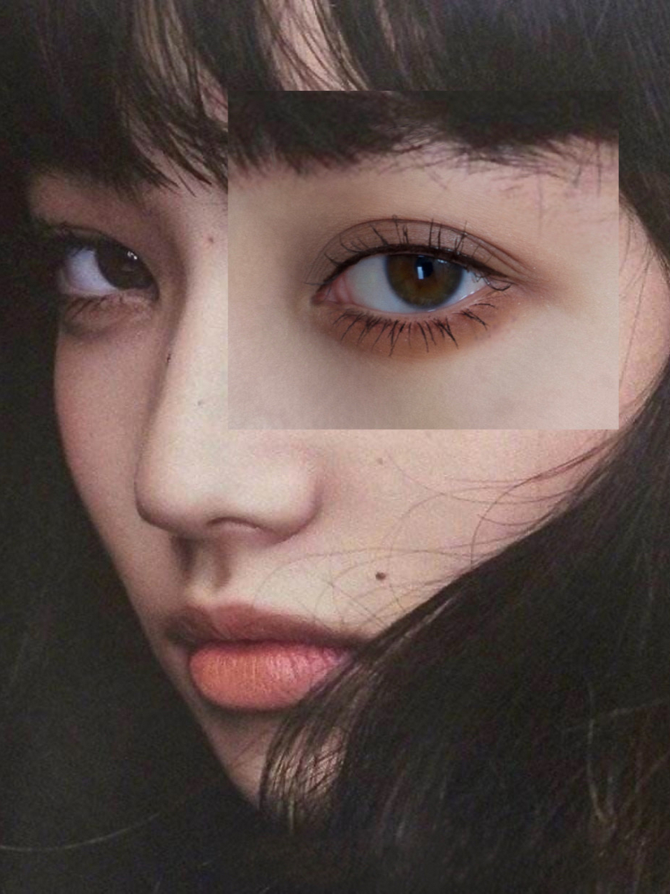 日系甜丧感  小松菜奈厌世妆仿妆 小松菜奈这张图真是把她甜丧的厌世