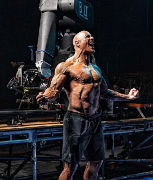 凌晨4点开练,一周狂练6天!巨石强森惨遭吐槽:没有腹肌!