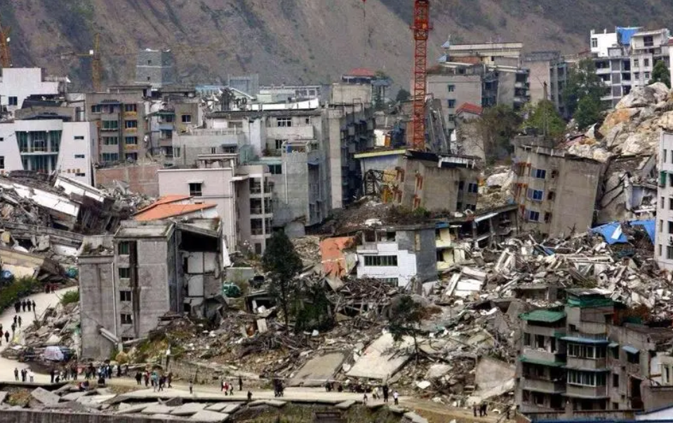 汶川大地震照片图片