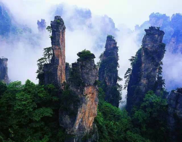 湖南天子山,如诗如画的自然奇观,以其峻峭险峻的地貌和独特的自然风光