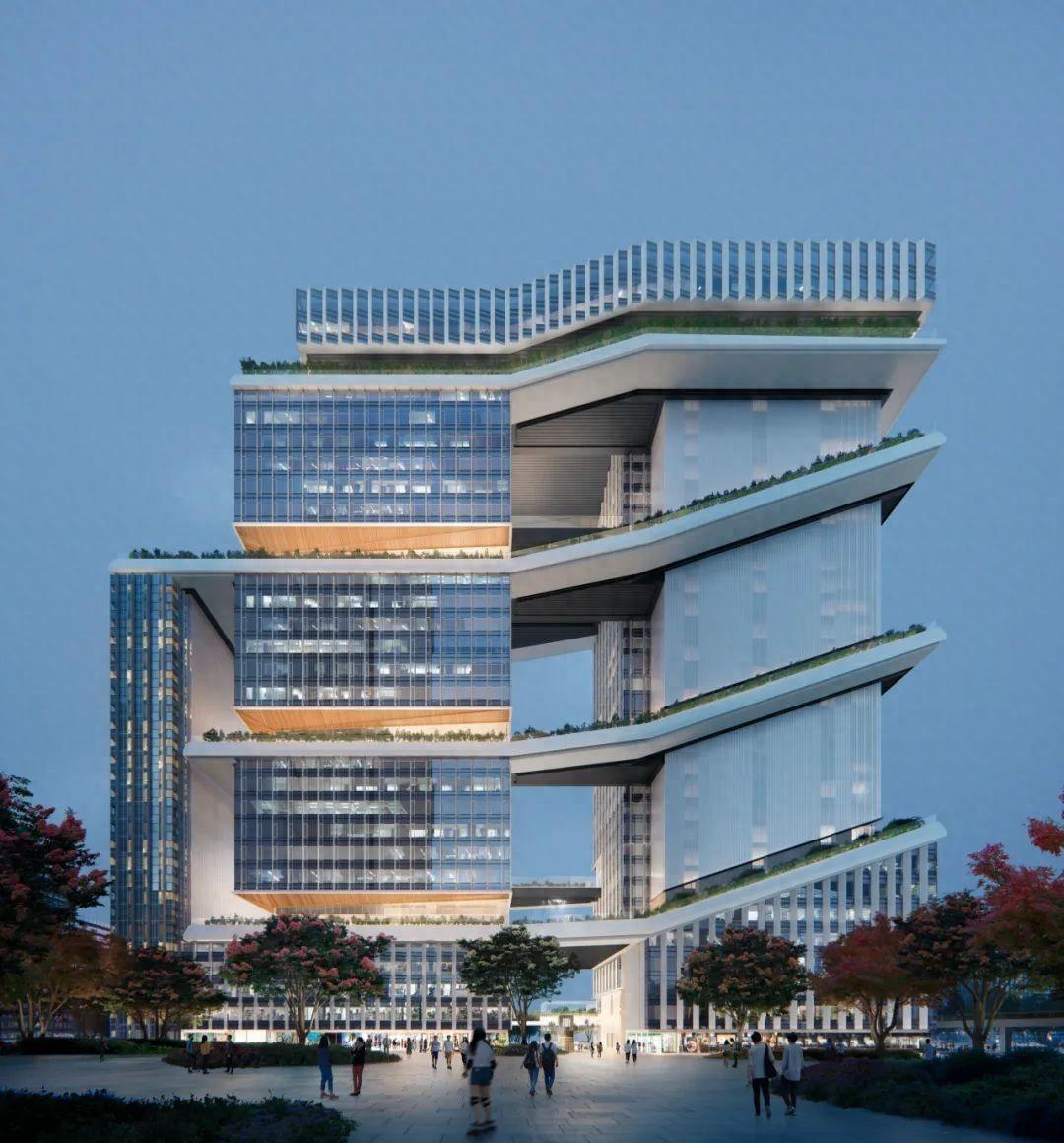 普联tp-link深圳留仙洞总部大楼雏形初现,一睹实景图