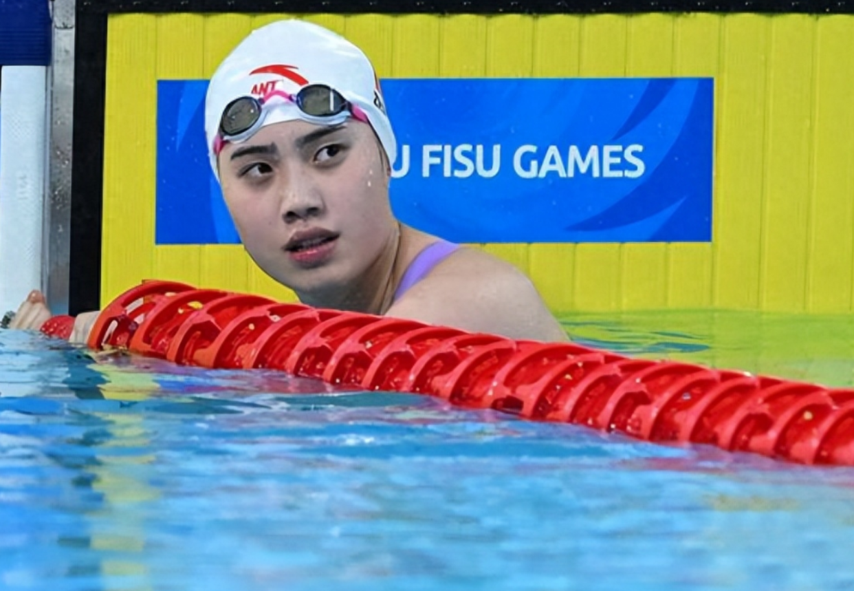 2016年,18岁的小将张雨霏第一次参加奥运会.