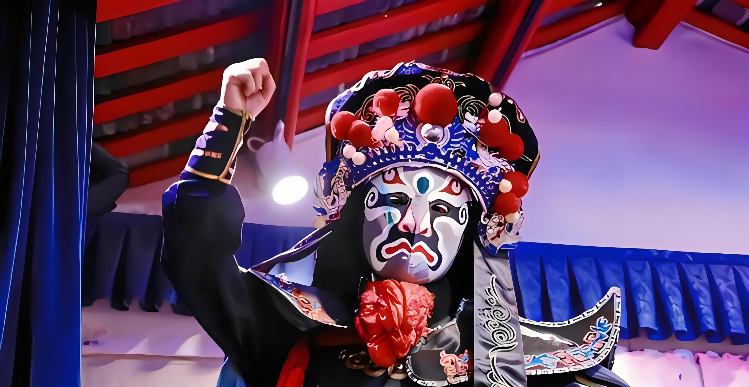 本地mcn挑战赛#  审美积累~绘画素材 川剧变脸,作为中国戏曲艺术的