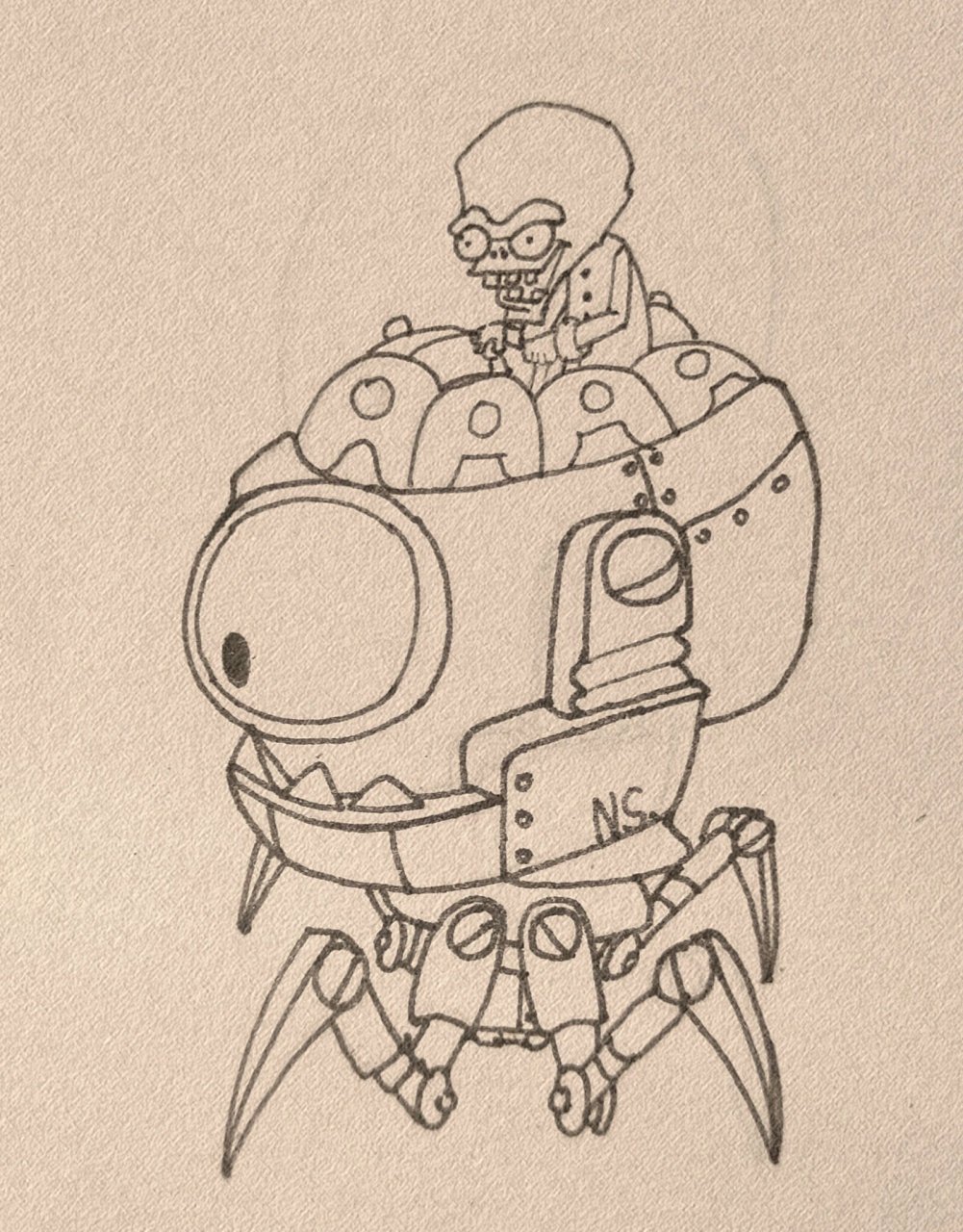 僵王博士图片怎么画  98他的形象令人印象深刻,身披破旧的实验室