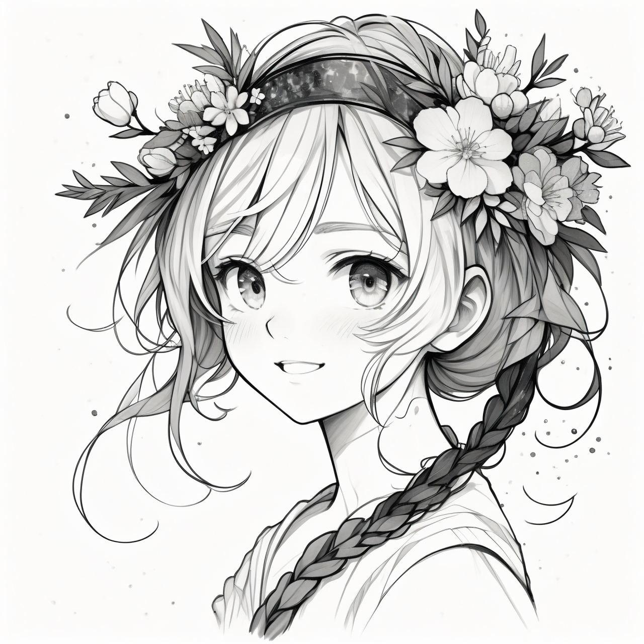 78简单又可爱78的黑白素描小头像来啦～ 喜欢简约风的宝贝们在