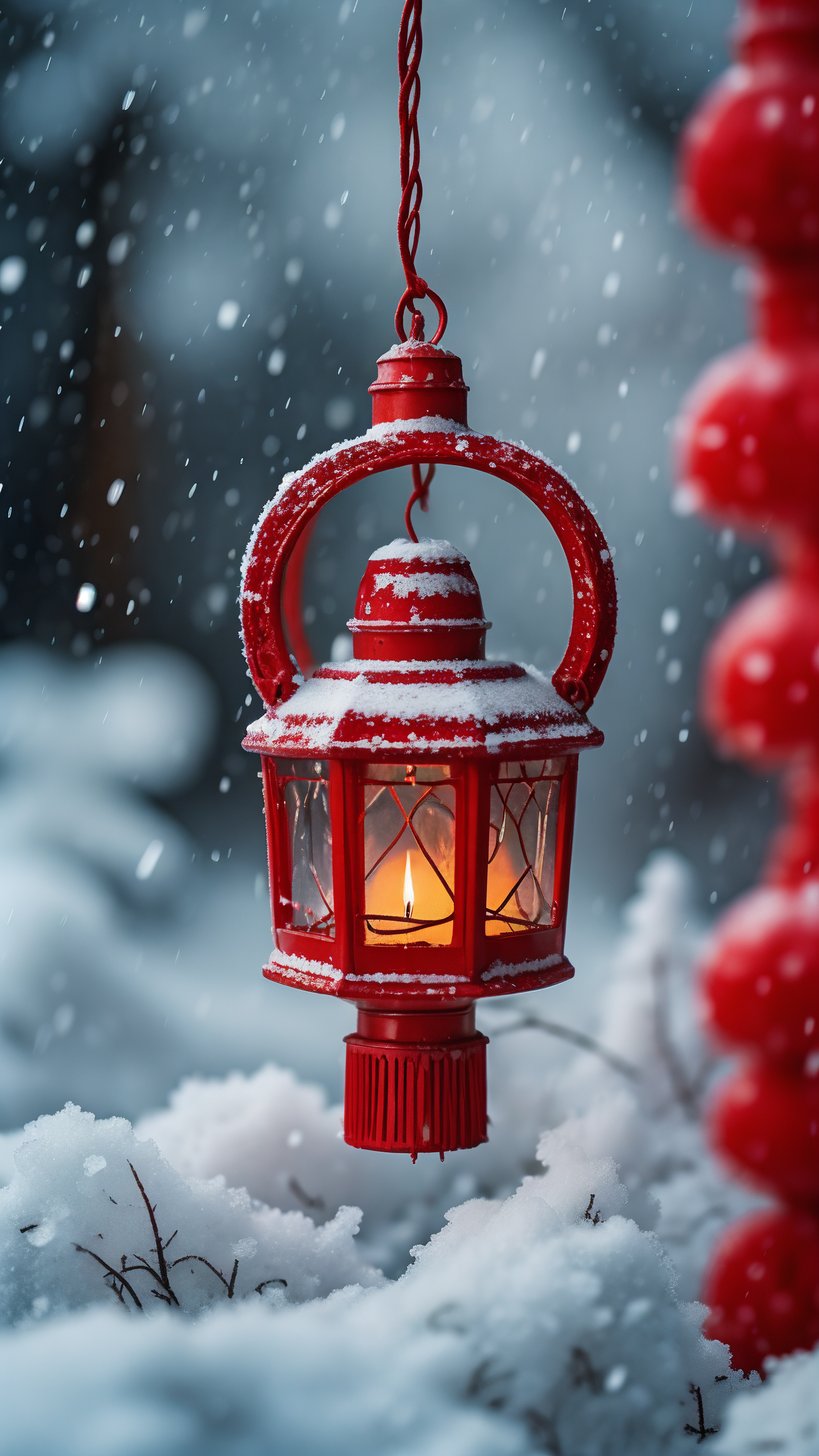 红色鞭炮与灯笼壁纸来袭96