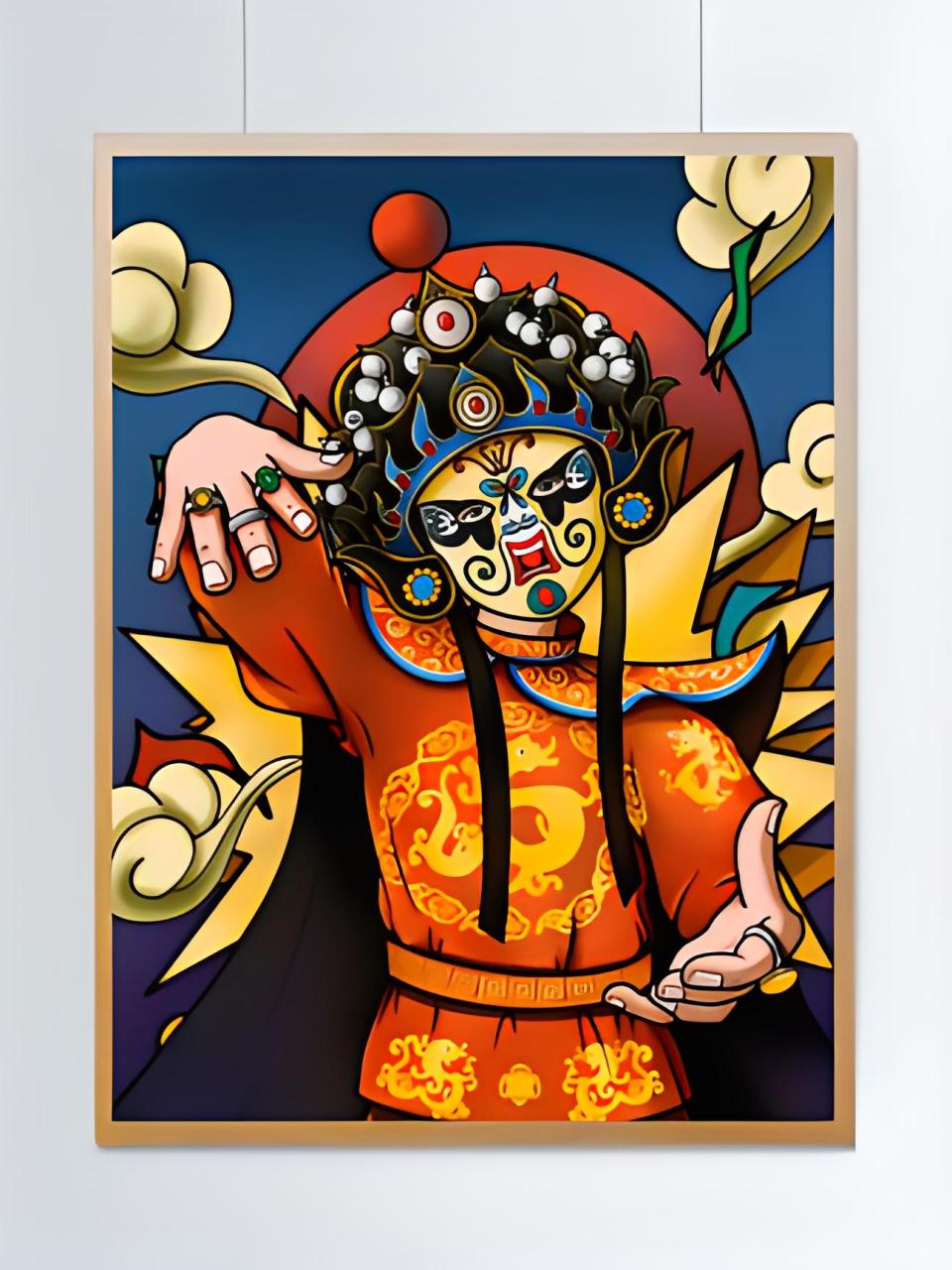 本地mcn挑战赛#  审美积累~绘画素材 让我们一同沉浸在这组川剧变脸