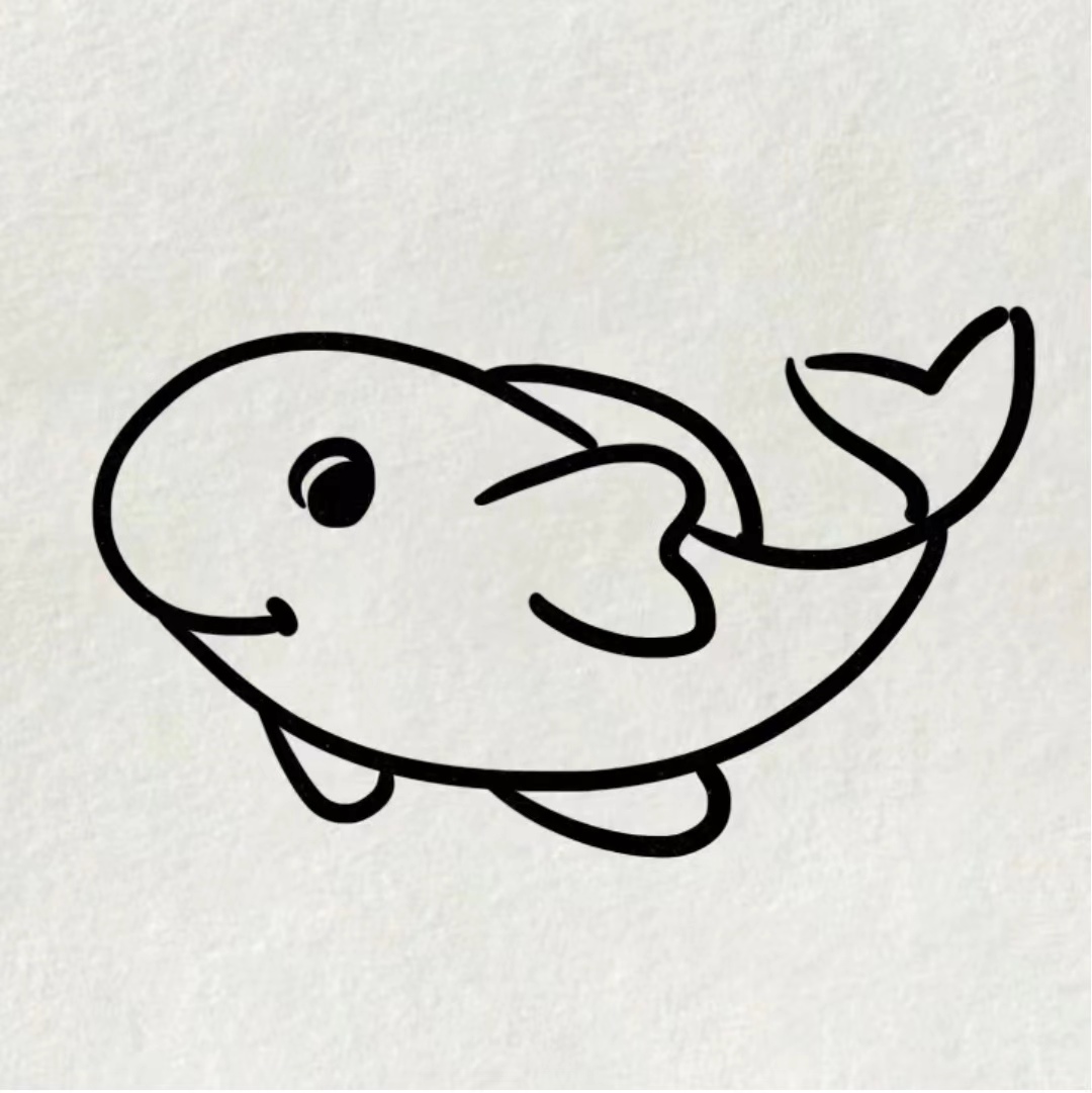 年年有鱼|金鱼简笔画 祝大家年年有鱼,年年有余~ 一学