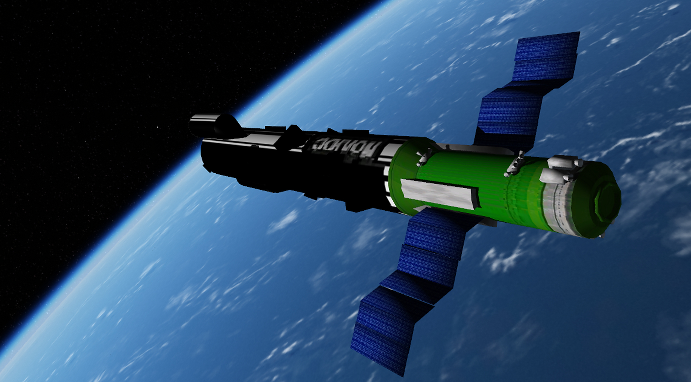 苏联能源号火箭与极地号航天器.