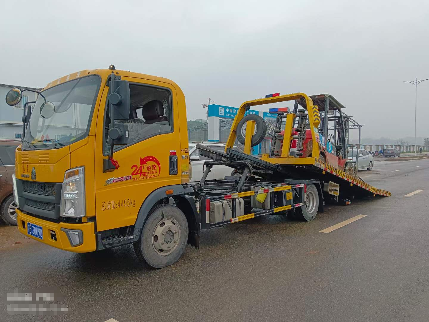 合肥高速汽车道路救援拖车托运吊车叉车租赁公司