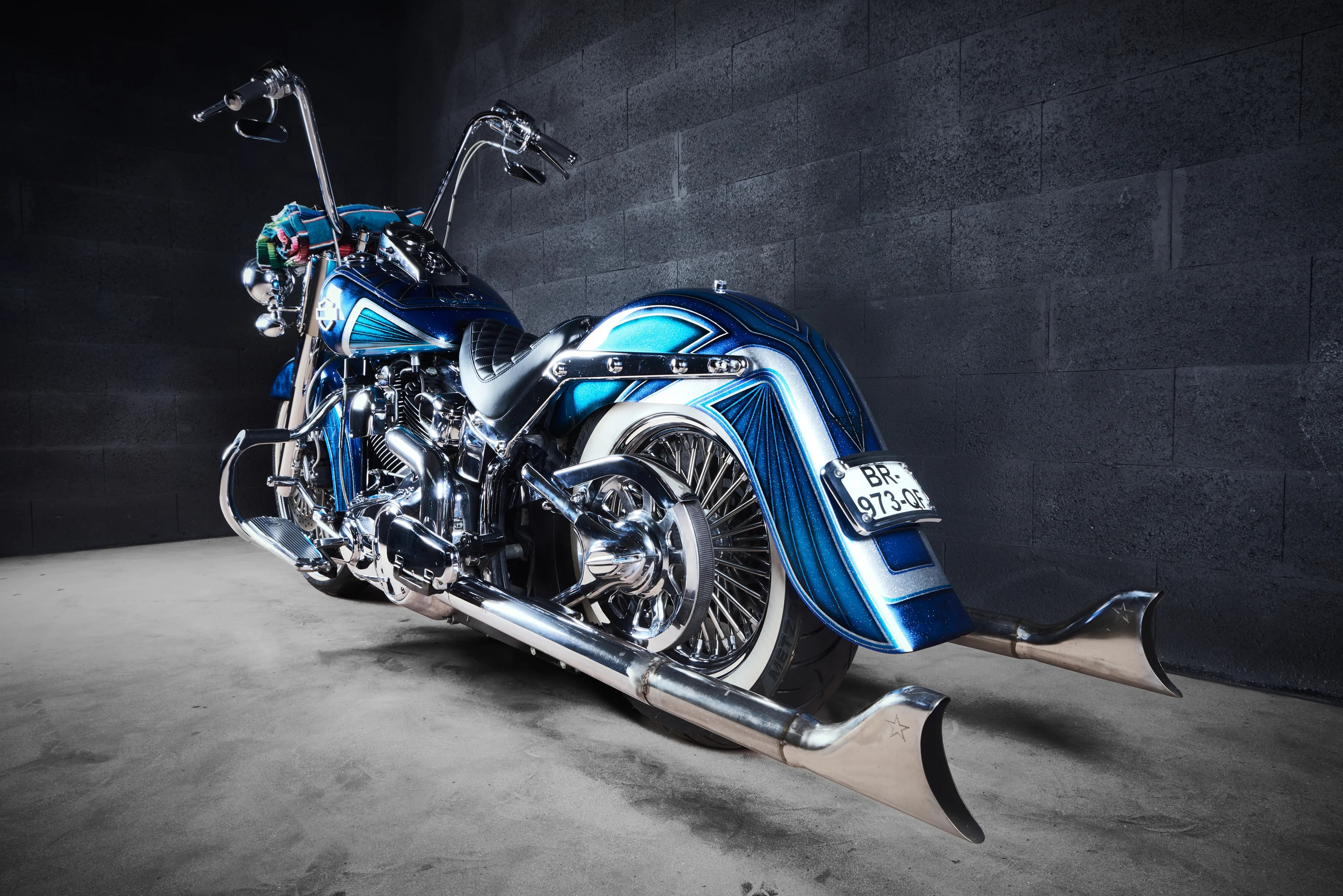 玩的就是西海岸 哈雷豪雅chicano改装欣赏