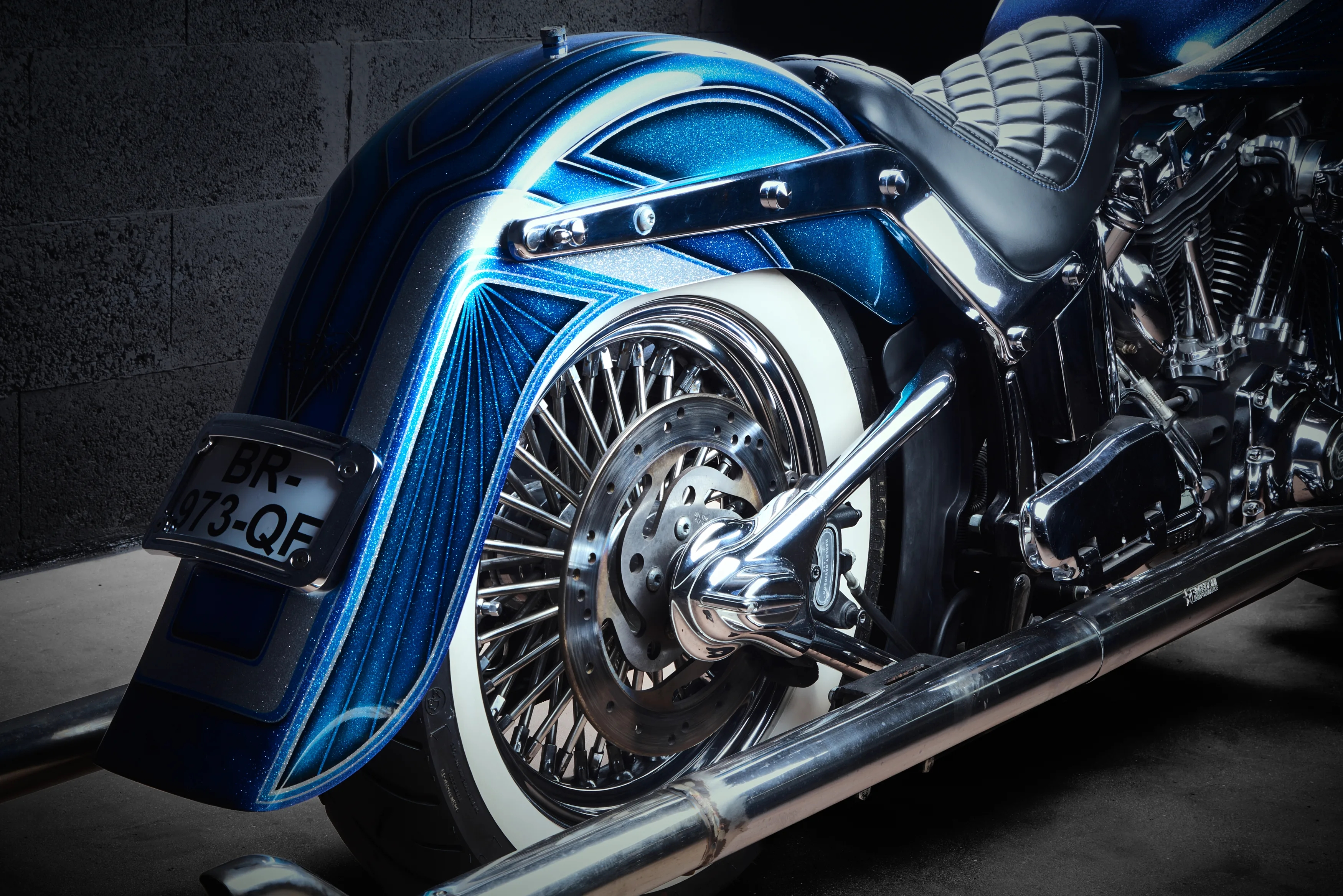 玩的就是西海岸 哈雷豪雅chicano改装欣赏