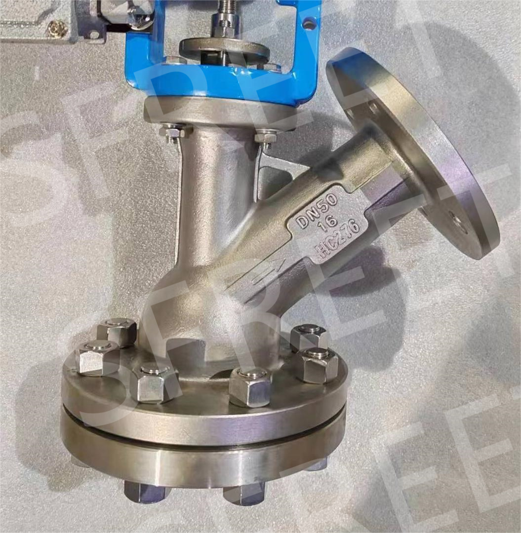 一种耐高温气动放料阀特材非标定制阀门