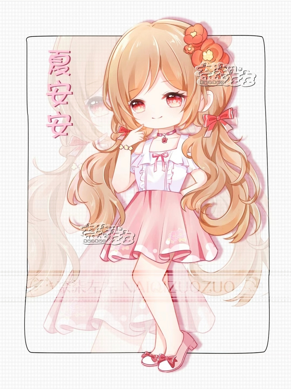 q版小花仙四人组[亲吻][亲吻]#二次元#  夏安安,千韩,淑馨,伊瞳 画师