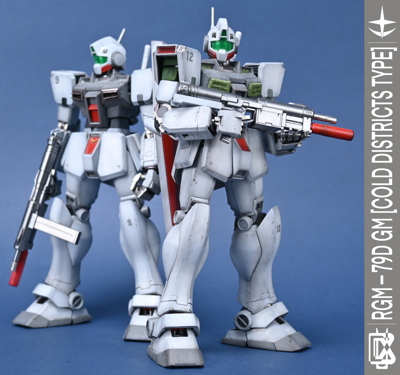 模型欣赏:机动战士高达 口袋中的战争 mg 寒地吉姆 9号和12号机,该机