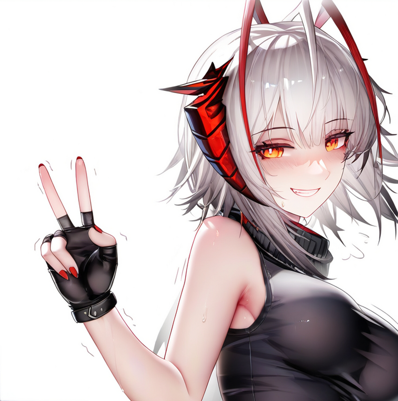 明日方舟# w笑得这么开心,感觉会有不好的事情发生[并不简单]