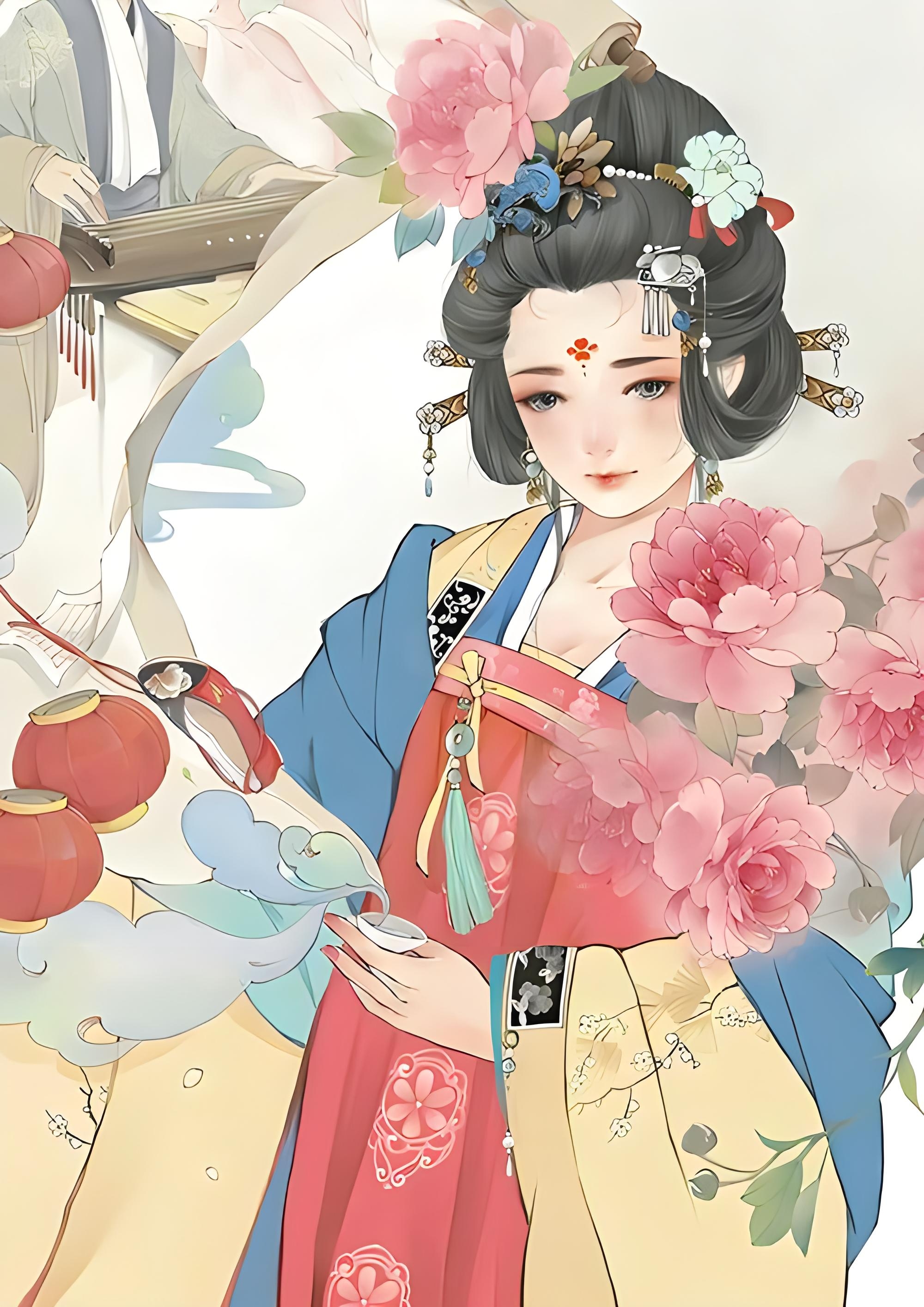 古代女子唯美画作合集.