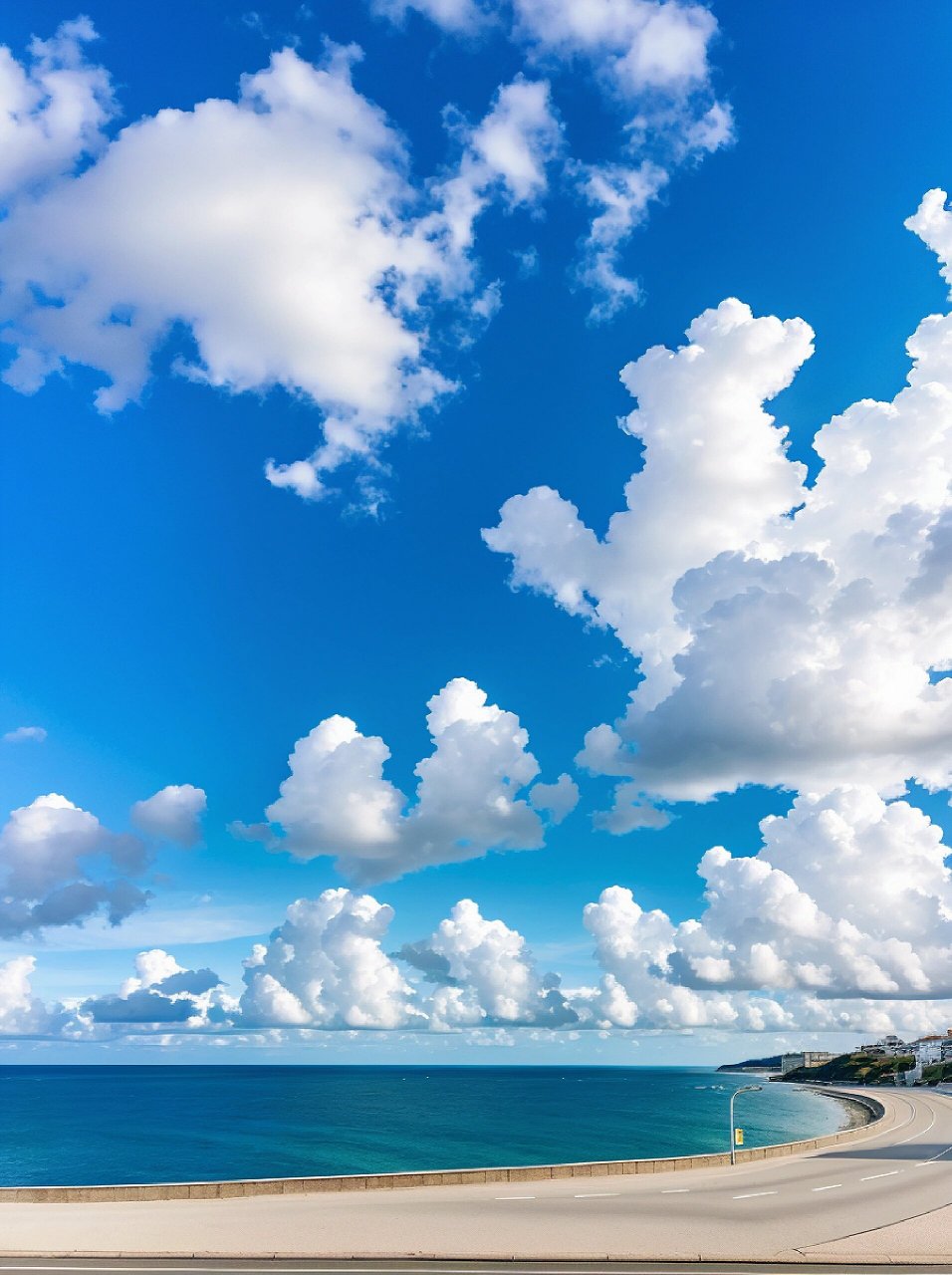 🌤💙蓝天白云,是不是让你想起了那个阳光明媚的午后,和家人一起
