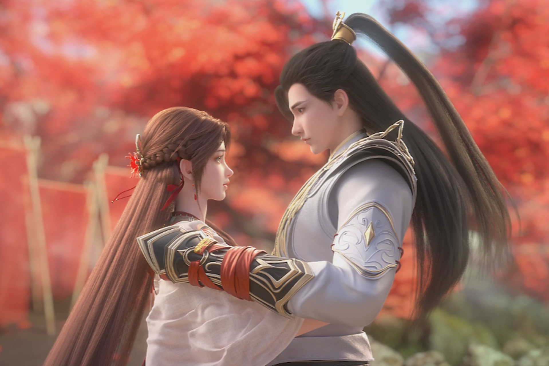 完美世界动画第15集炸裂更新!石昊与火灵儿重逢泪目,甜蜜满满.