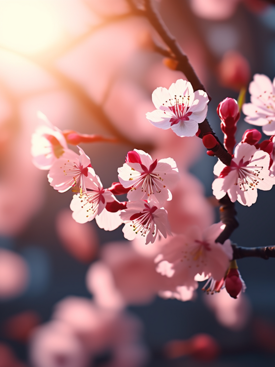 武大的樱花,是春日里的一抹绚烂,它们在微风中轻轻摇曳,如同粉色的