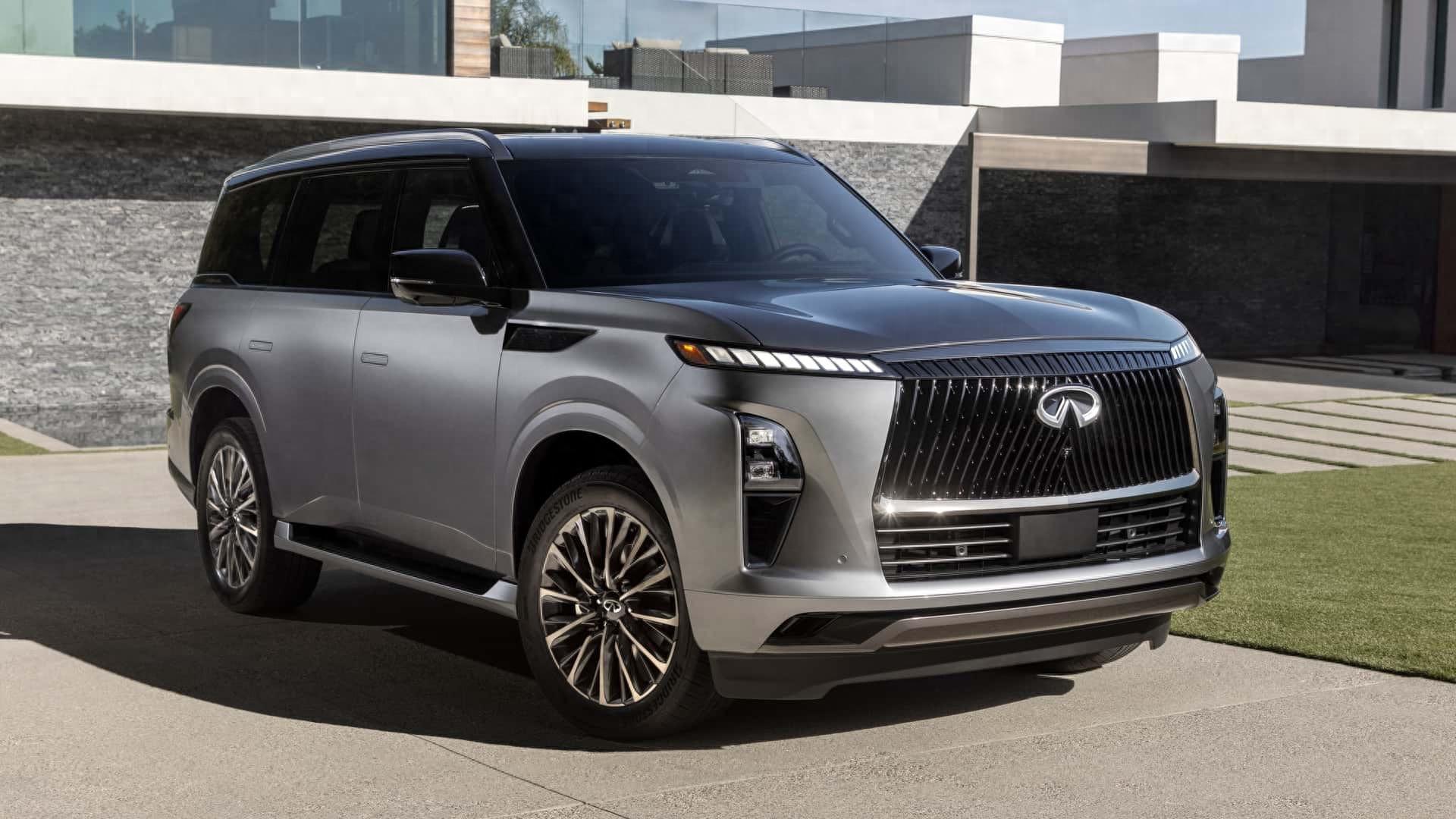 英菲尼迪发布新款qx80 全新内外饰设计 车重超3.8吨