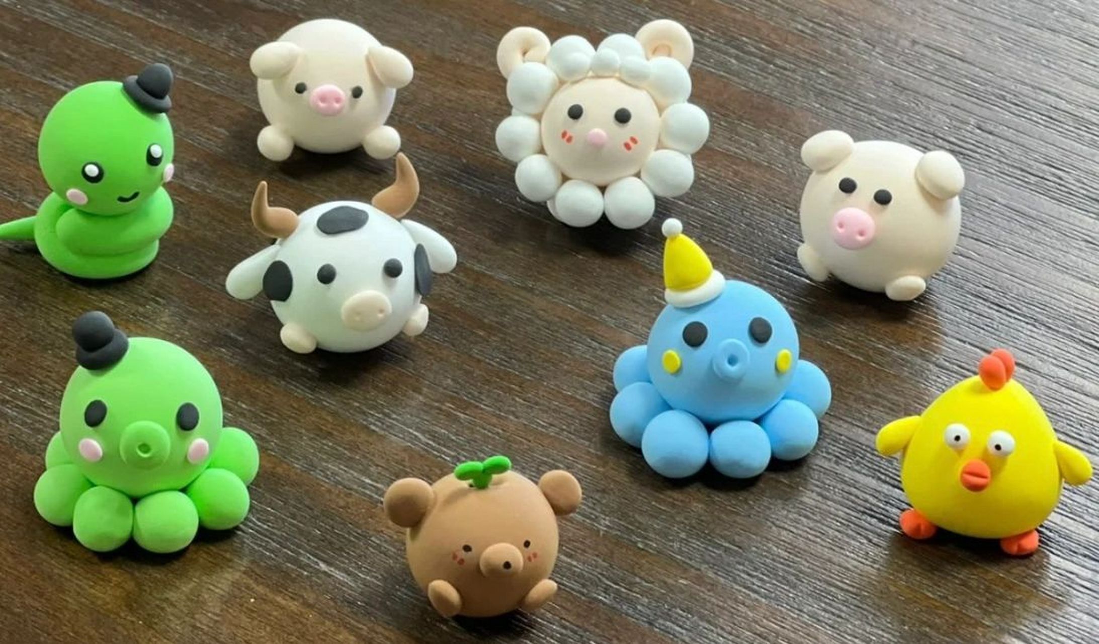 超简单幼儿粘土作品,轻松上手又好玩!