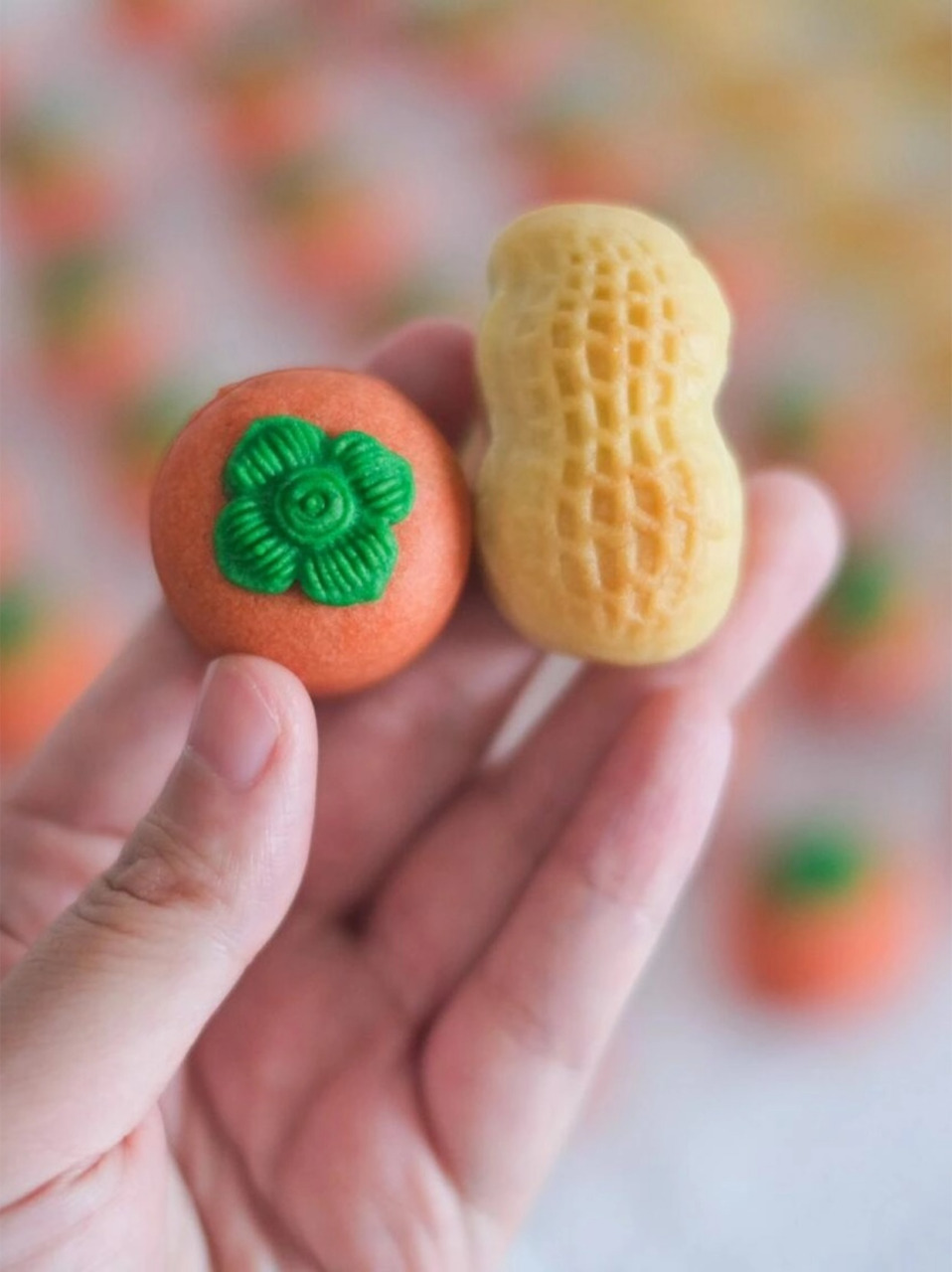 超可爱的好事花生迷你中秋月饼,一口一个吃掉它!