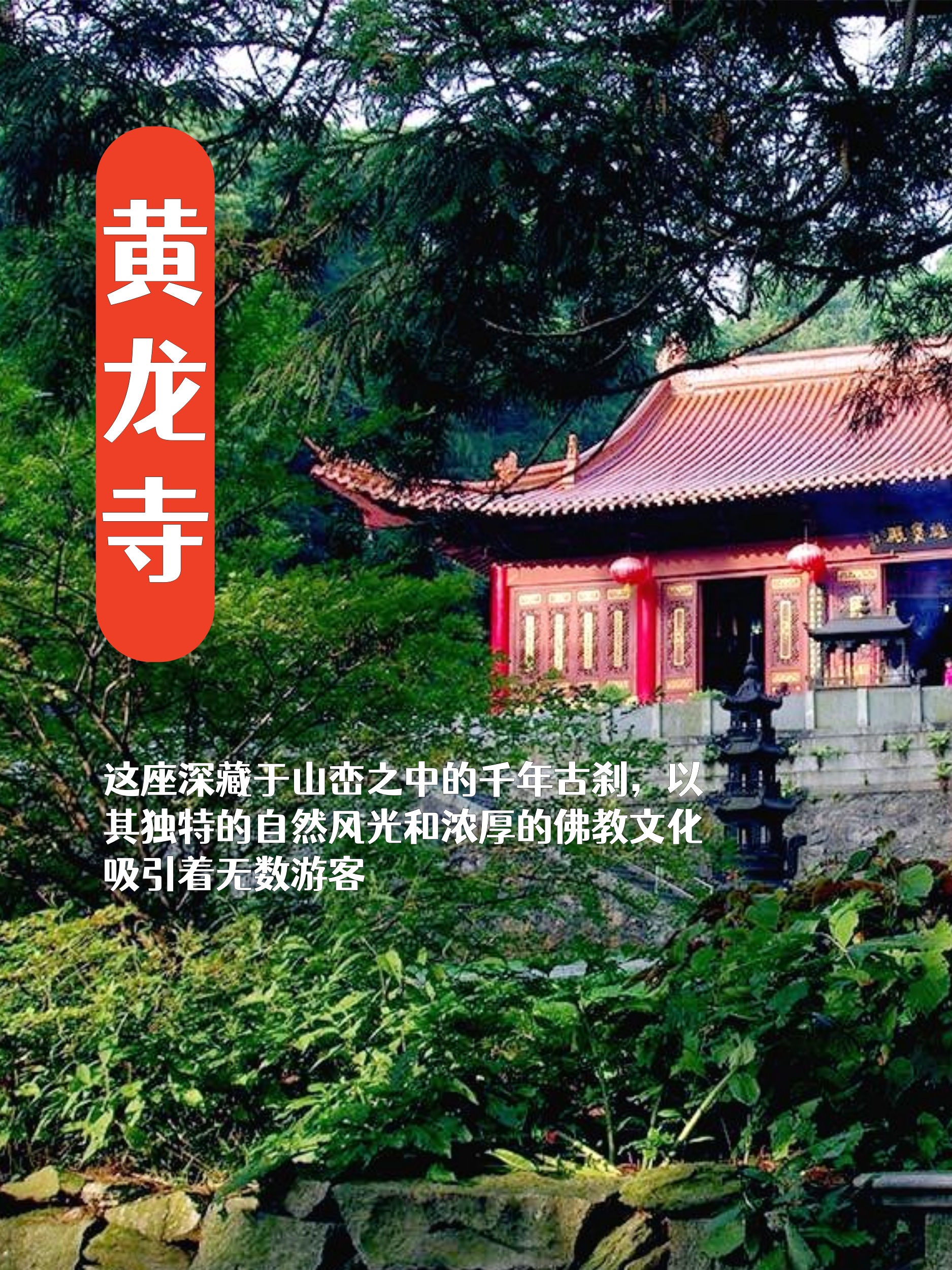 黄龙寺,这座深藏于山峦之中的千年古刹,以其独特的自然风光和浓厚的