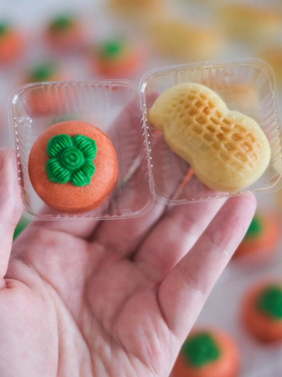 超可爱的好事花生迷你中秋月饼,一口一个吃掉它!