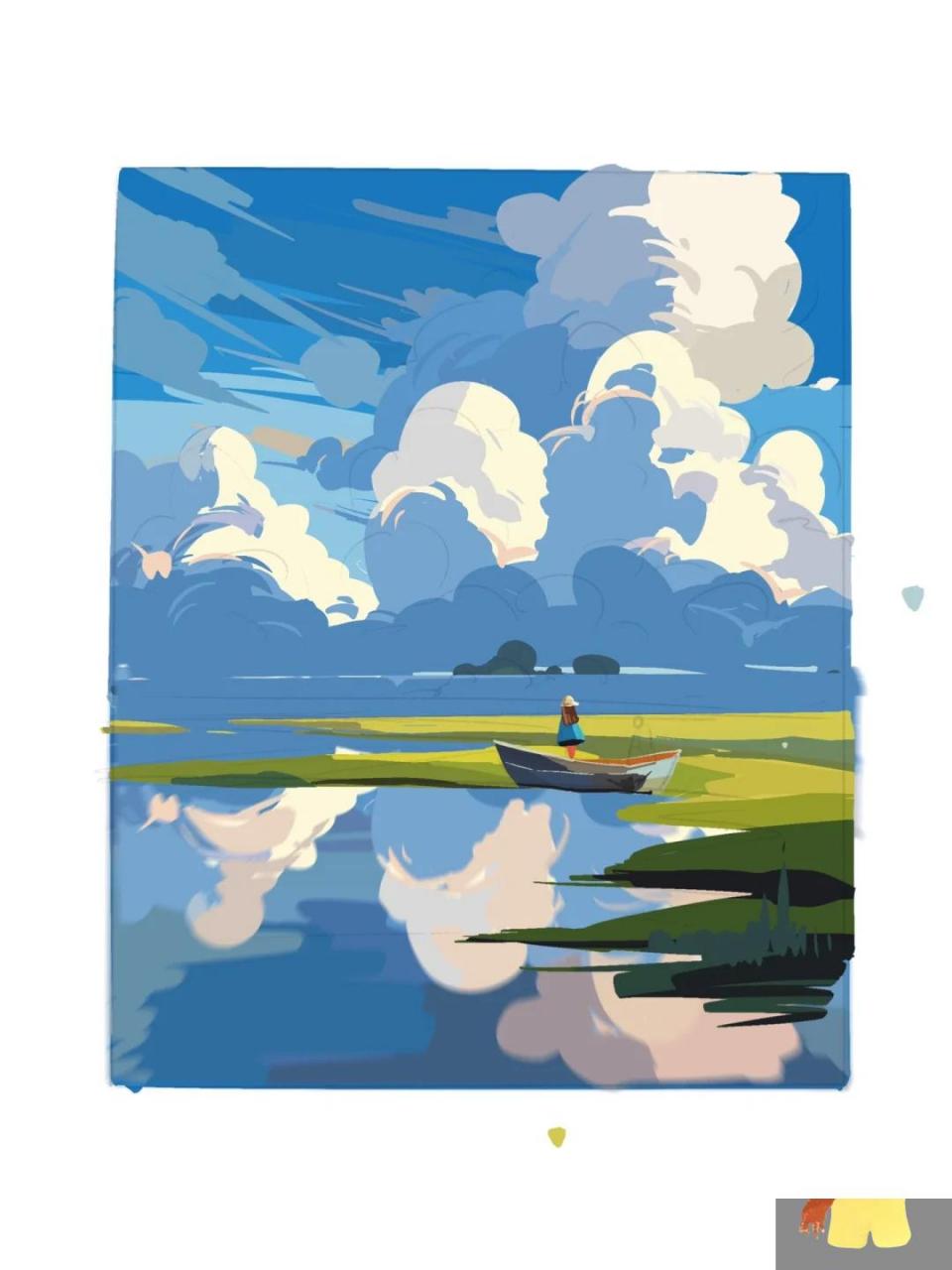 保姆级色块练习 原创教程请勿搬运哦,临摹记得艾特我～ 图源网络 笔刷