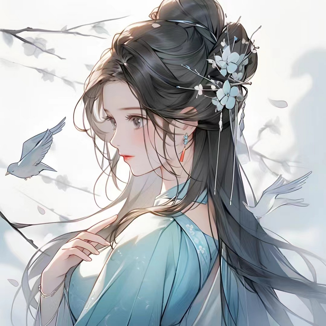 古风头像女淡雅古韵  9494 古风女头/桃99之天天,灼灼其华94