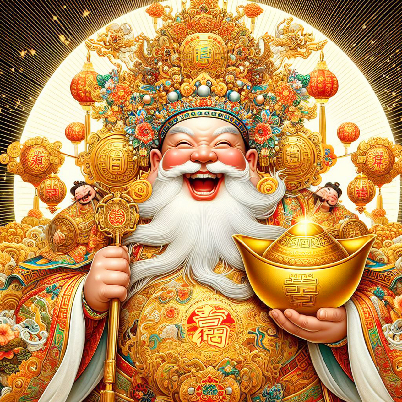 财神头像,大家喜欢 吗#财神# #财神驾到