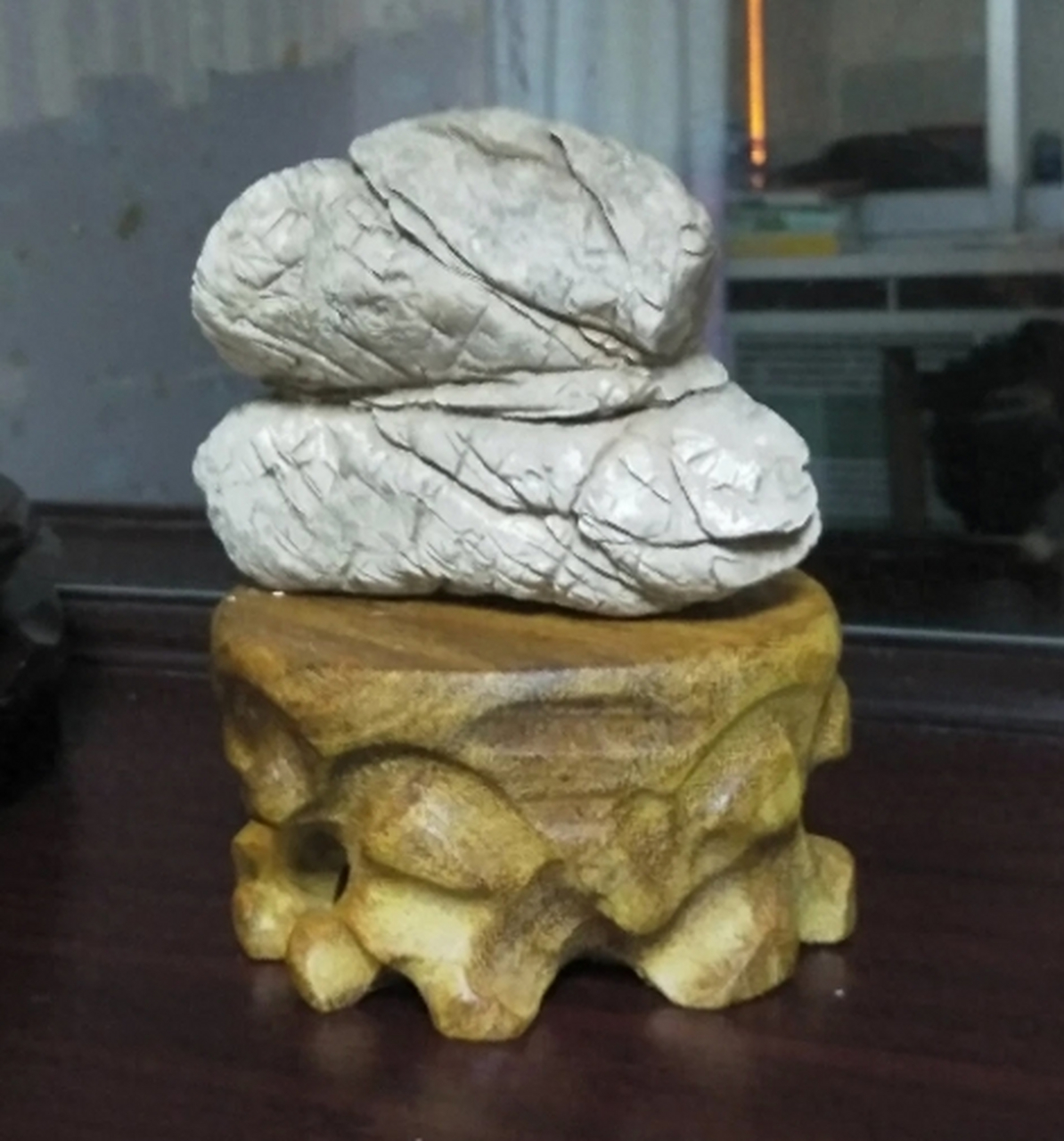 点击头像看直播# #奇石摆件#太行千层石以石家庄地区行唐县团山村所