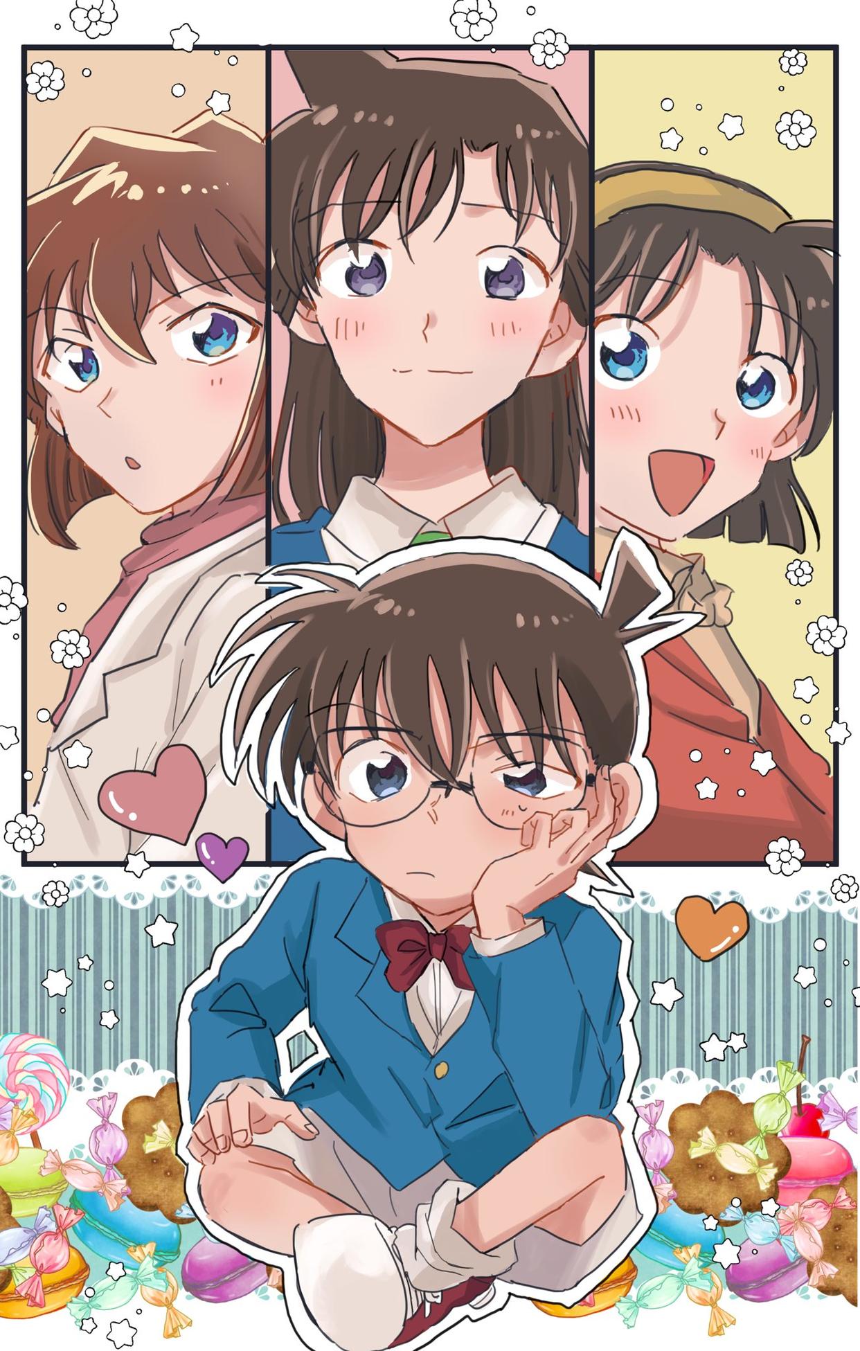 柯南得头疼了,是更喜欢小兰还是灰原哀?