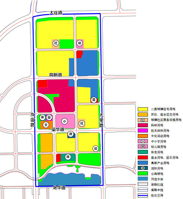 路北区大庆道,友谊路附近规划图更新出炉,居然成了住宅