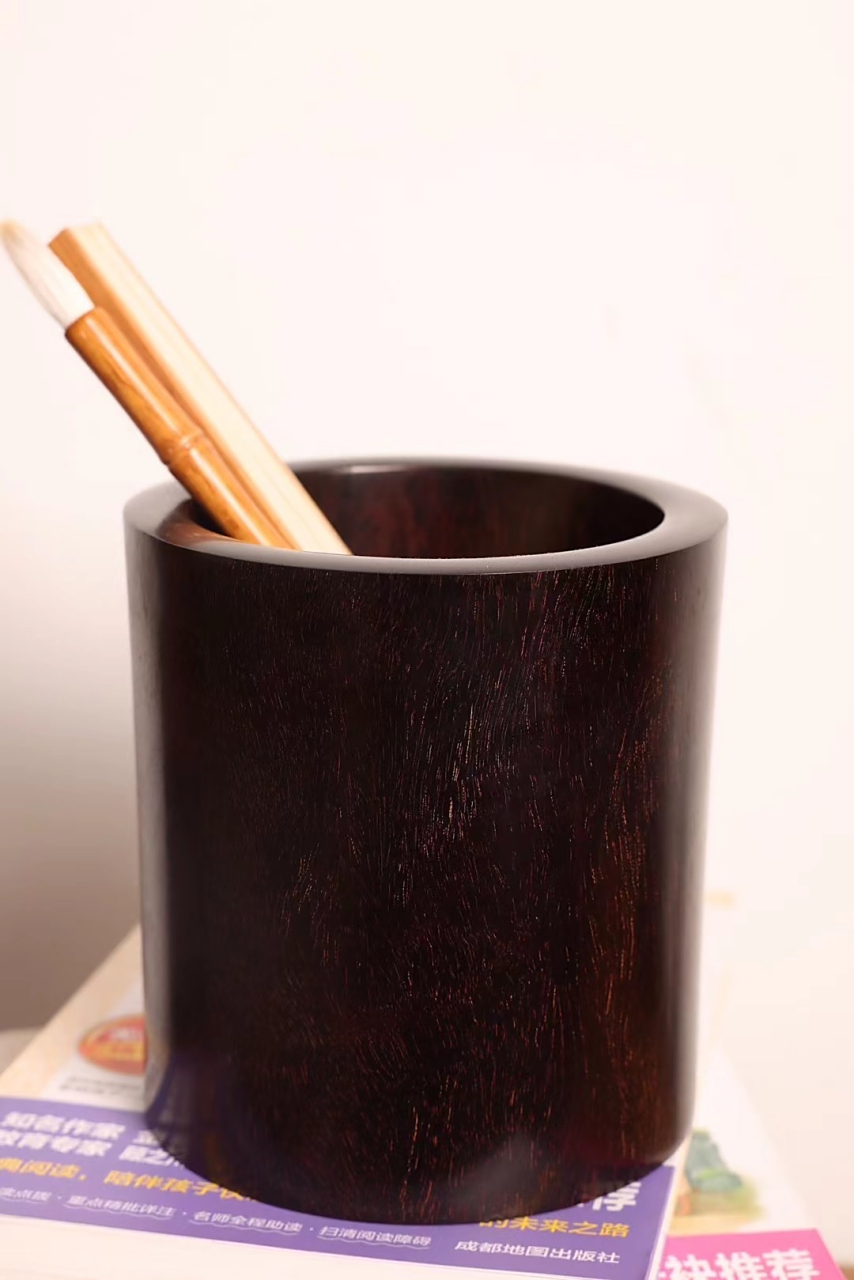 印度小叶紫檀笔筒