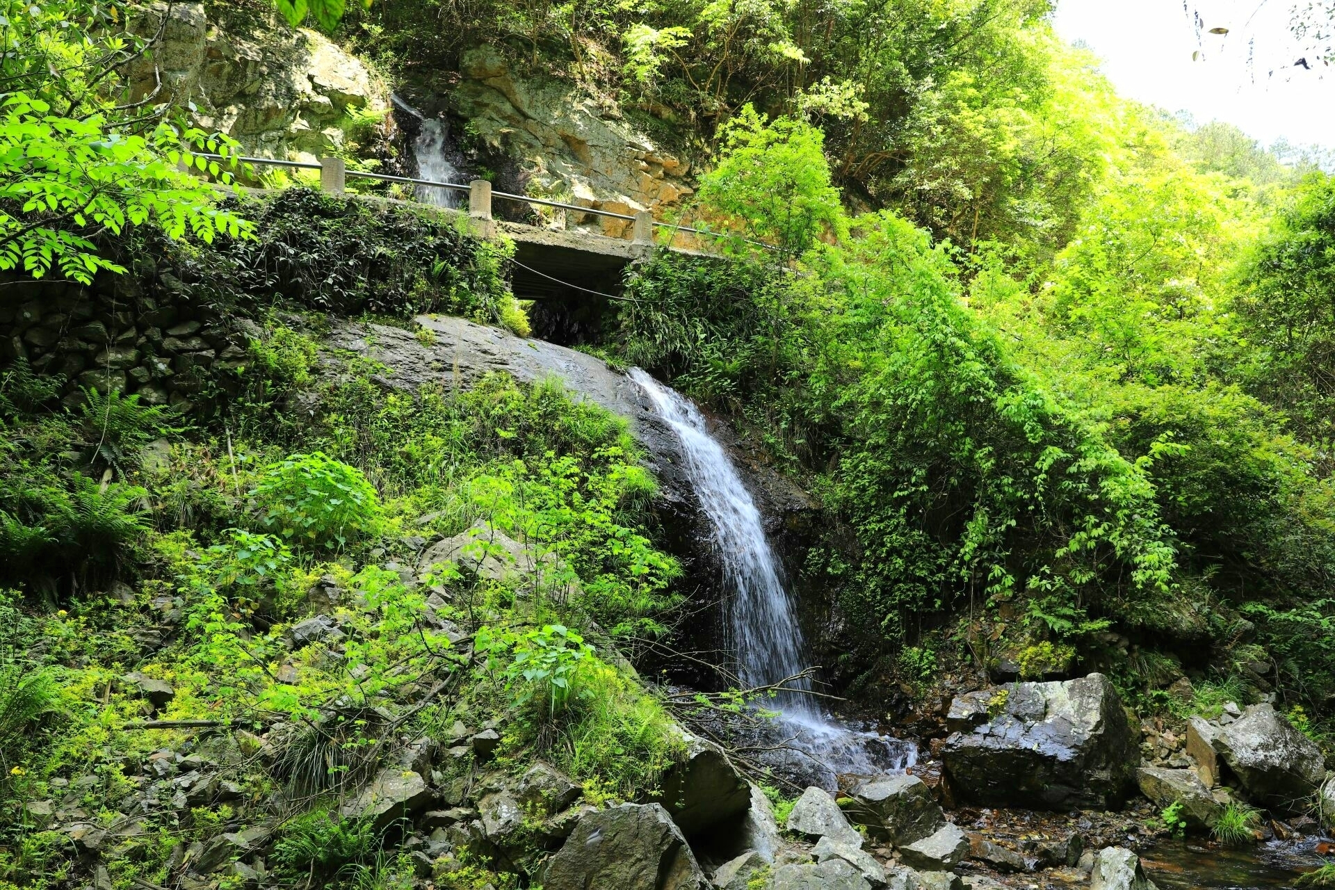 宁国夏霖九天银瀑布风景区,一处如诗如画般山水胜地