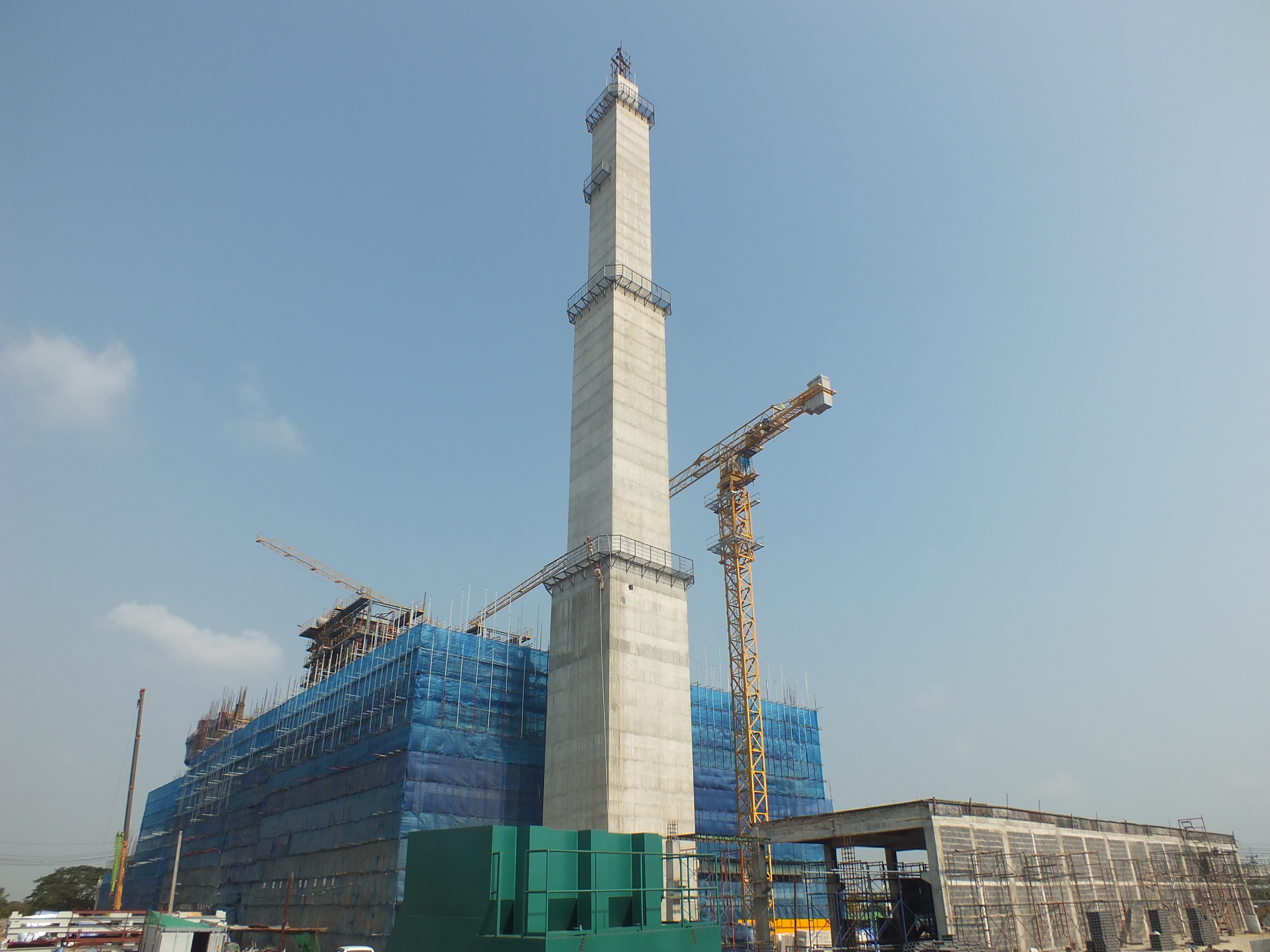 图文分析烟囱滑模施工的全过程解析