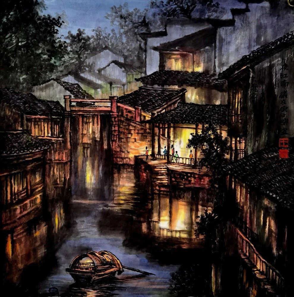 为意境添翼为画面添彩画家王焕波的山水画创作对光的审美表现