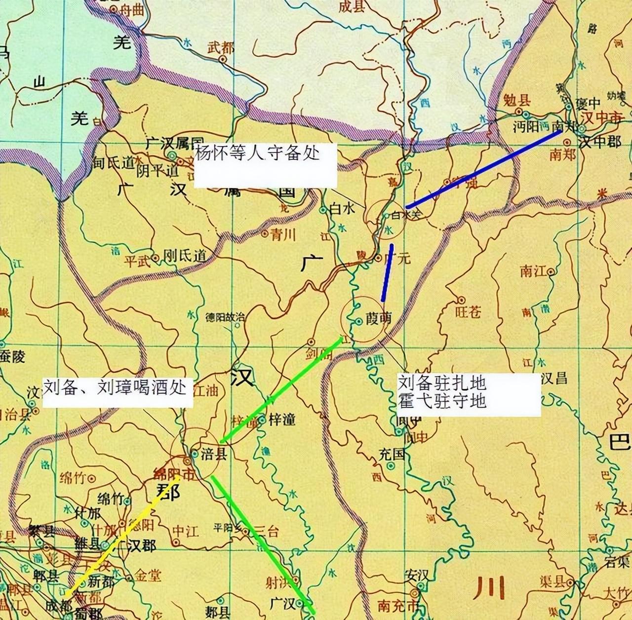 三国时期益州各郡地图图片