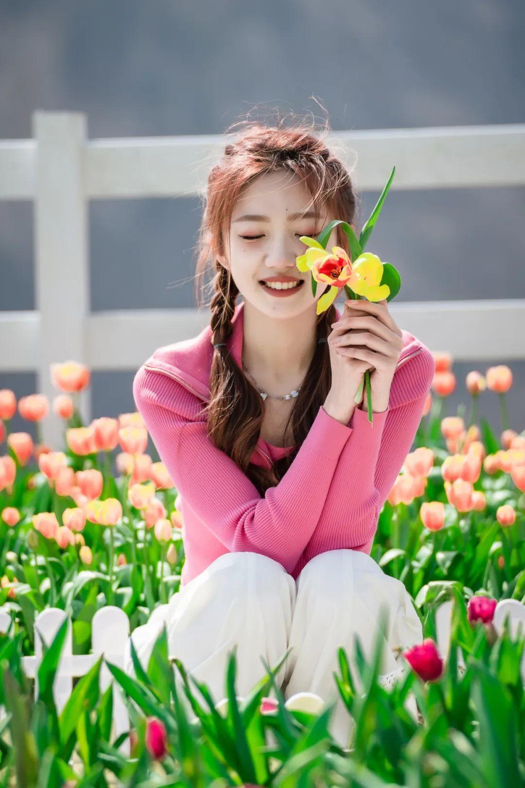 50万株郁金香绽放淄博赏春top1春日氛围感拿捏了