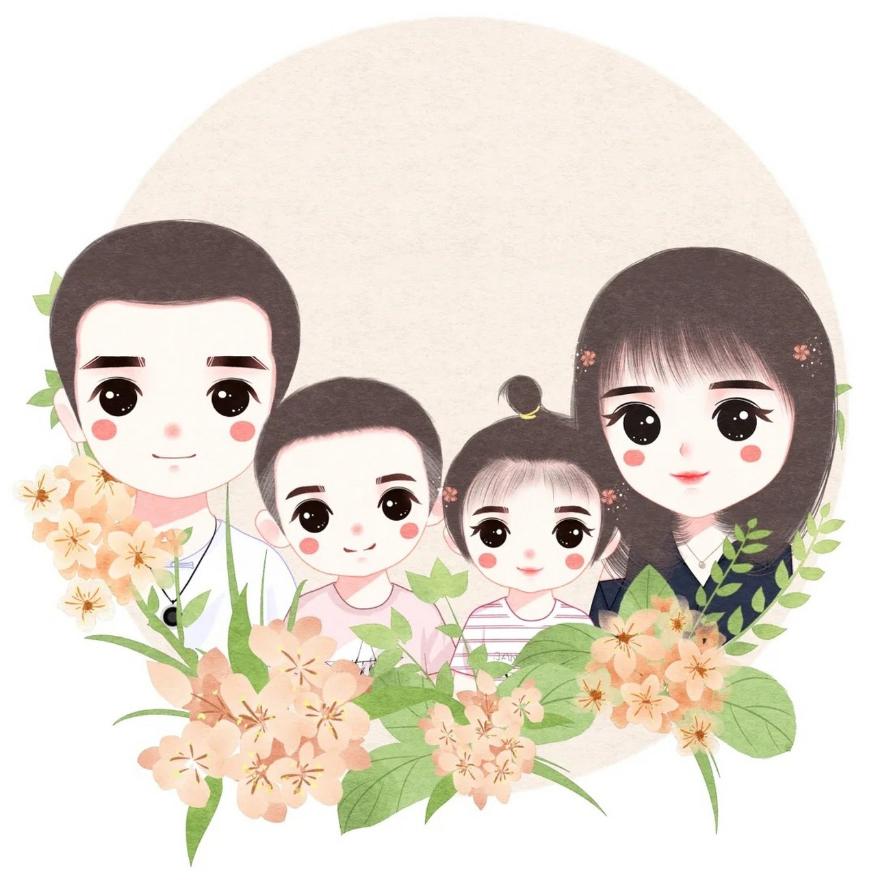 🤗让它们成为你微信头像的首选,时刻感受家庭的温