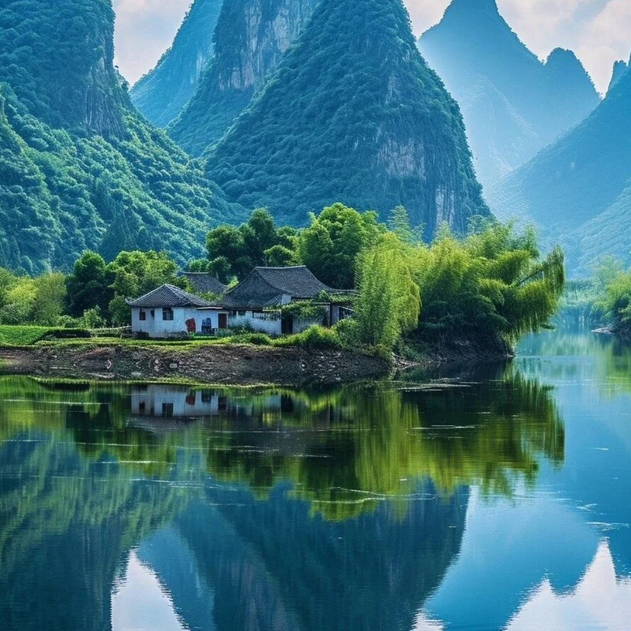 选择这款山水微信头像,不仅是对自然之美的向往,更