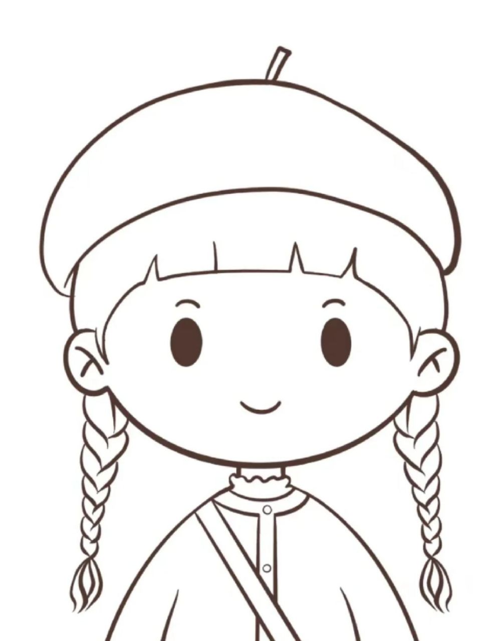 小女孩简笔画图片大全可爱  这些小女孩简笔画不仅简单易学,而且极富