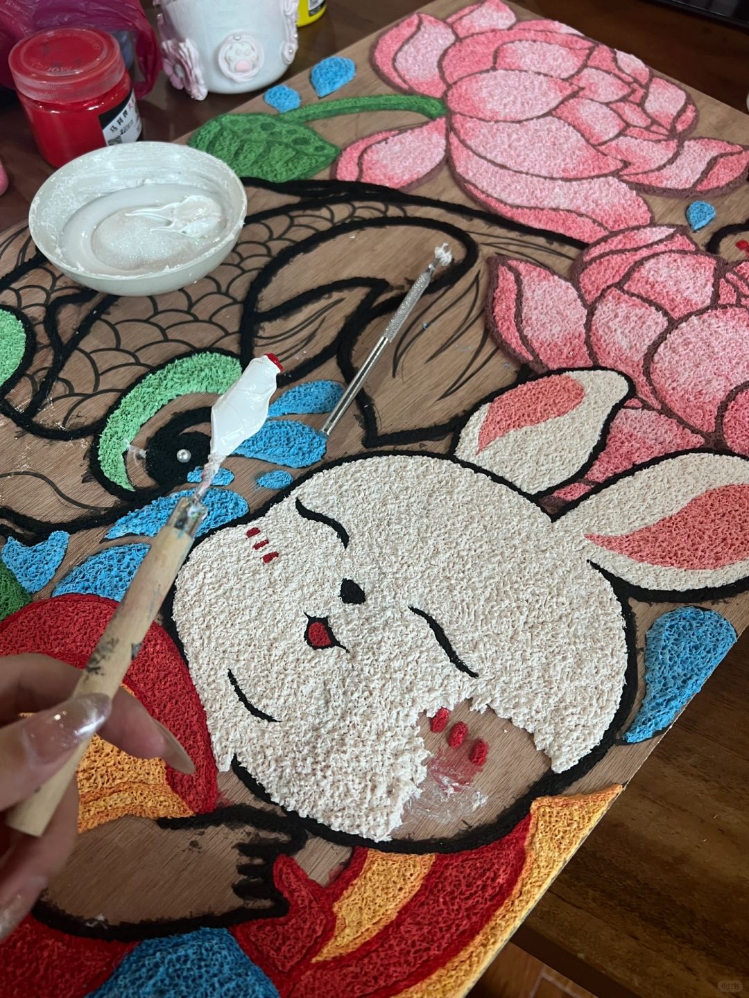 纸浆画中国地图,为叔叔定制专属生日礼物
