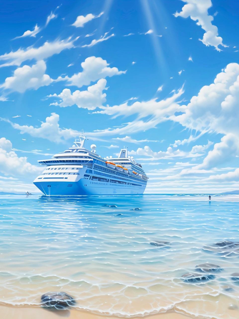 轮船图片大全图片  08轮船它在波涛中穿行00,勇往直前93,无论风