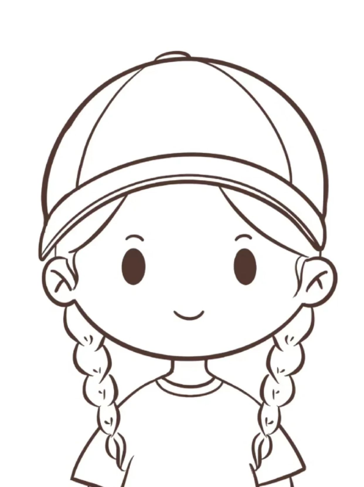 人物简笔画女孩图片可爱版(人物简笔画图片大全 简单 小女孩 彩色)
