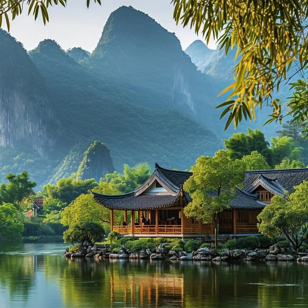 选择这款山水微信头像,不仅是对自然之美的向往,更