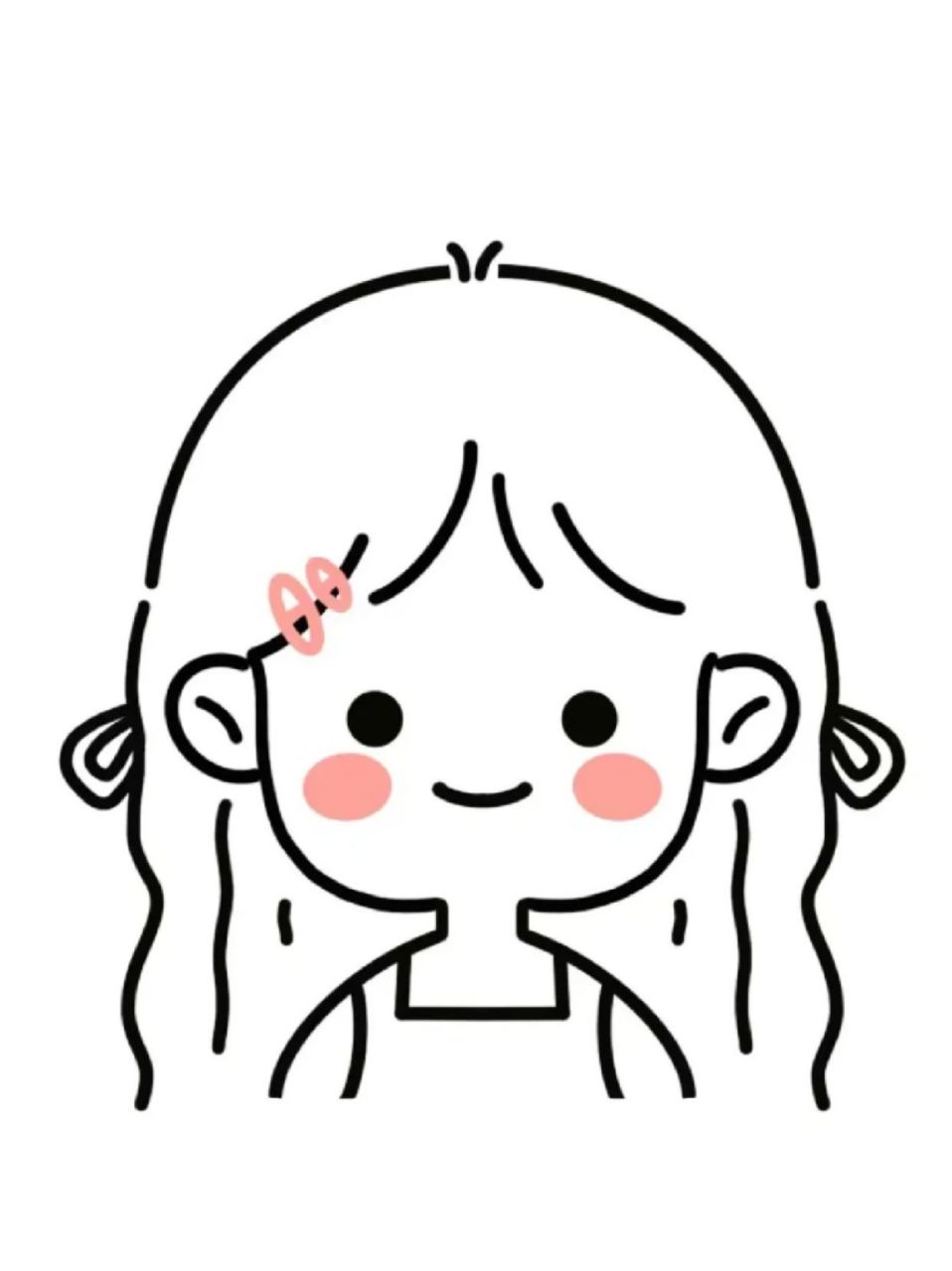 人物简笔画女孩简单可爱教学(人物简笔画女孩简单可爱教学视频)